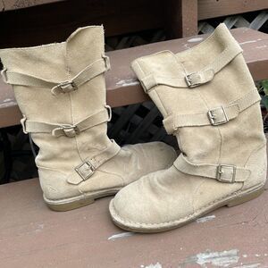 Roxy Women's 6.5 Rebel Out-ta Sight Multi Strap Boot Women’s Tan Brown *READ*
